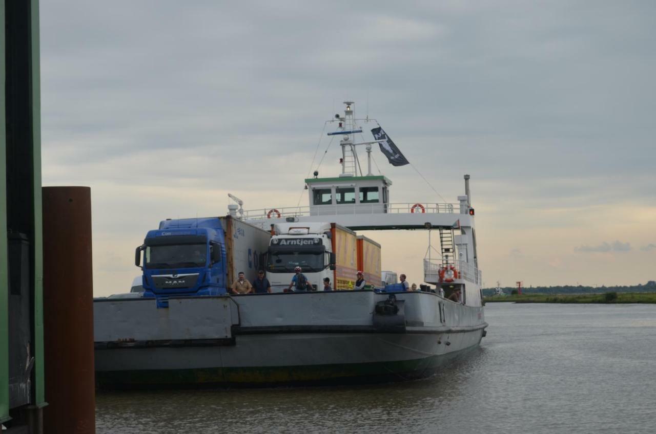 Fewo Deichblick Wischhafen Exterior foto